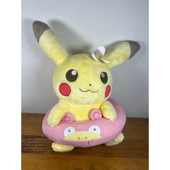 Pokemon Other - Pokemon Pikachu and Friends Happy Beach Time Banpresto Plush Toy 14"